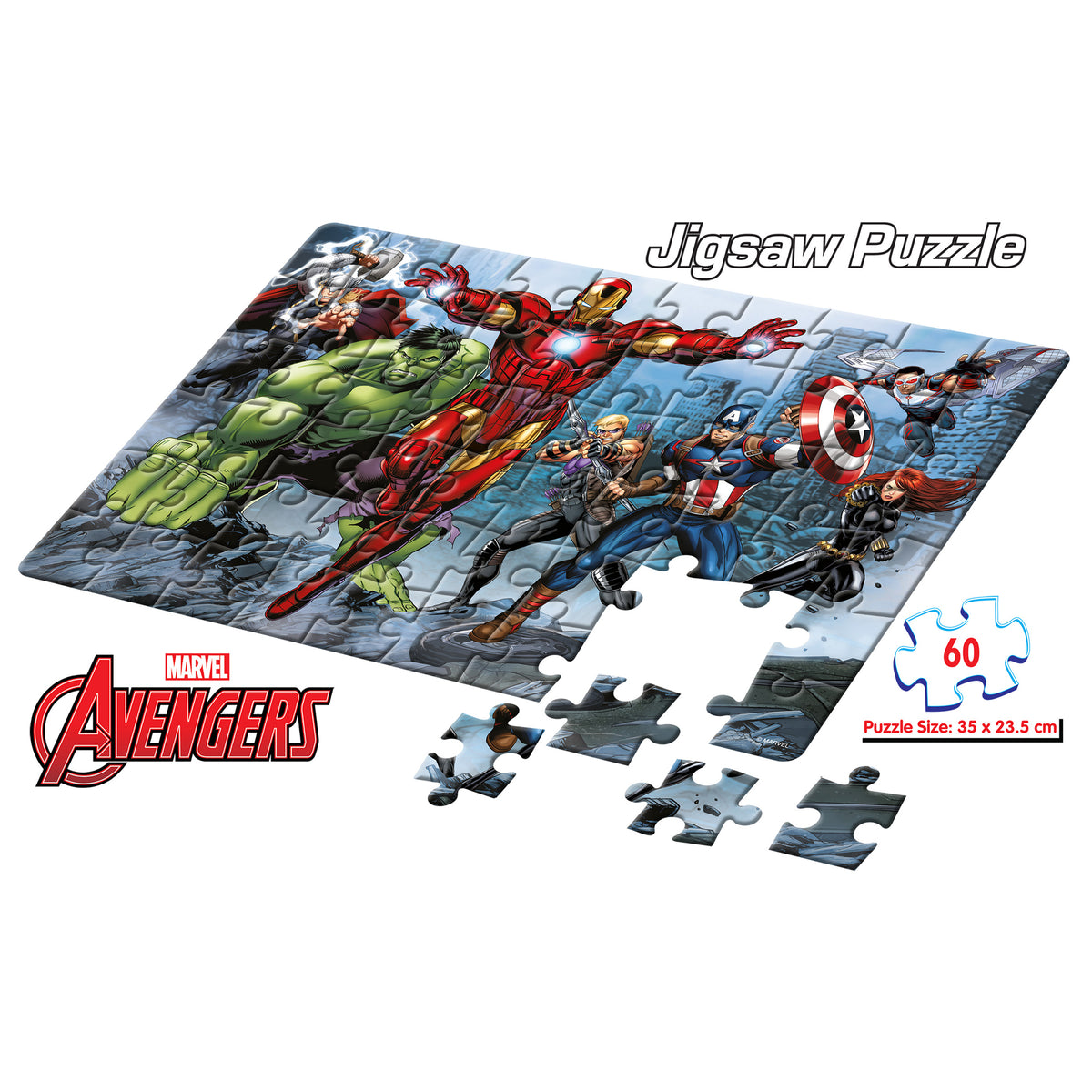 Marvel Avengers 60 Pieces Puzzle