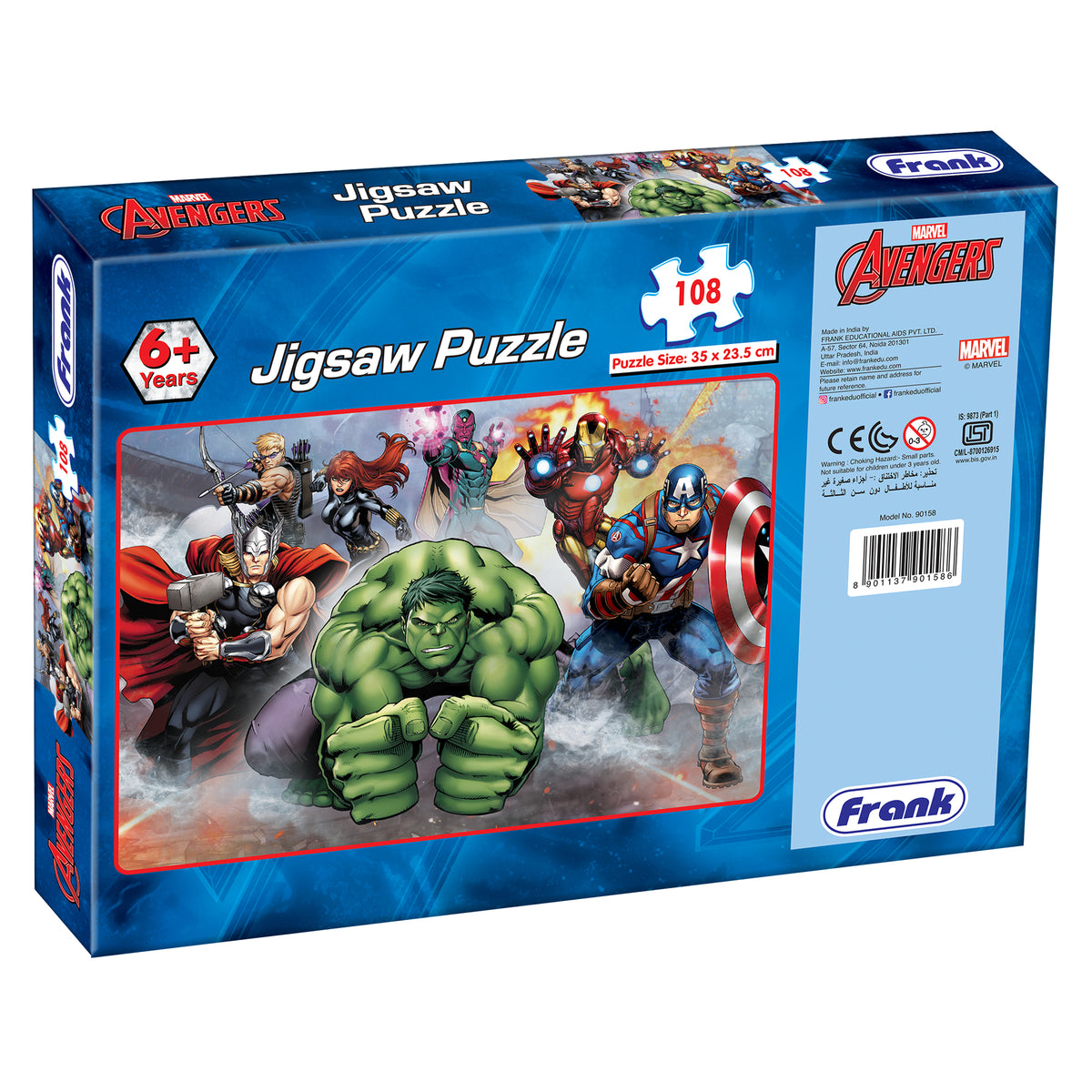 Marvel Avengers 108 Pieces Puzzle