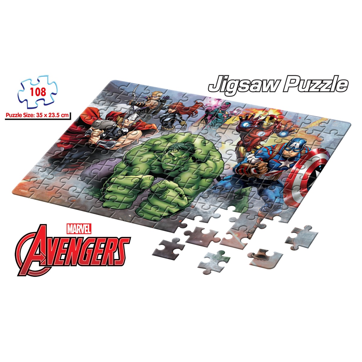 Marvel Avengers 108 Pieces Puzzle