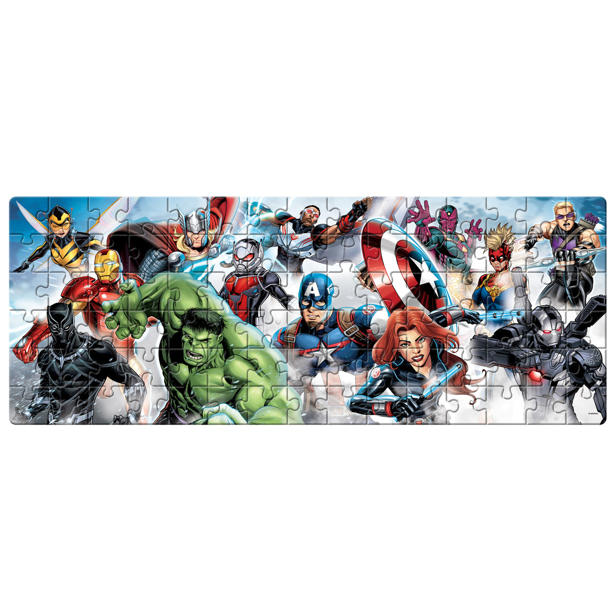 Marvel Avengers 90 Pieces Panorama Puzzle
