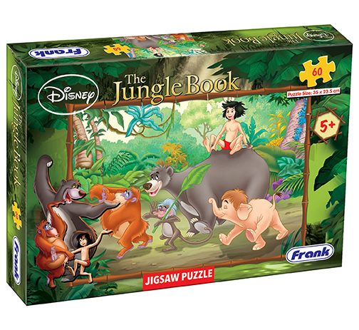 Puzzle de 60 pièces - Le livre de la jungle - 6 ans + - Label Emmaüs